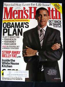 Mens Health Magazine October 2009 Barack Obamas Plan  