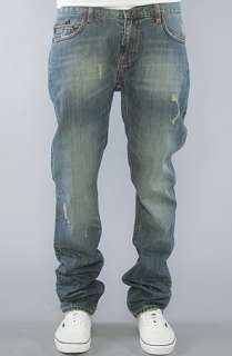 LRG The Day Break Slim Straight Fit Jeans in Light Blue Wash 