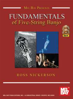 Fundamentals Of 5 String Banjo Book Cd Dvd Set NEW  