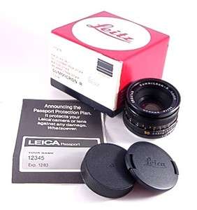 Leica Leitz Summicron R 50mm f/2 Lens in box 0799429113452  
