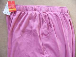 Womens plus size 22/24W short 2X stretch pink pants leggins leggings 