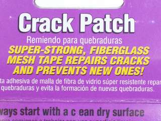 Drywall Plaster Crack Patch Repair Tape Mesh Self Adhesive Homax 16 