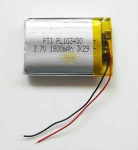 7V 1800mAh Lithium Polymer Battery For Mp3 GPS NAV Y1  