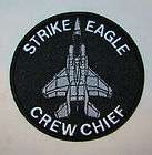 Patch Badge F15 F 15 Strike Eagle USAF Air Force Fighter Wing 