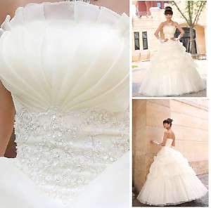 white wedding dress bride bridesmaid gown size 0 4 8 12  