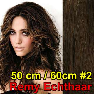 Clip in Remy Echthaar Extensions Haarverlängerung 120G  