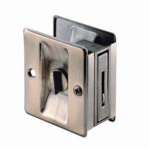 Prime Line Pocket Door Privacy Lock and Pull N 6774  