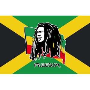 Autoaufkleber Sticker Fahne Bob Marley NEU Aufkleber  Auto