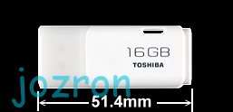Toshiba Hayabusa 16GB 16G USB Flash Drive Stick White  