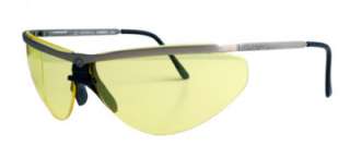 Gargoyle Sunglasses Legend Wrap Yellow Silver Frame  
