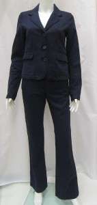 Juicy Couture Navy 100% cotton jacket/Blazer Sz S & pants Sz 26 