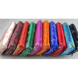 10 Silk Cosmetic Bags PURSE/WALLET/MAKEUP/ Wholesale  