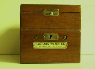 Hamilton Model 22 Chronometer Clock, c.1942  