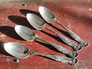 serving spoons, 1948 Rogers Bros, XC Quintuple  