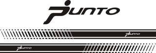Fiat Punto Abarth 500 EVO Seitenstreifen, Aufkleber, Schriftzug 