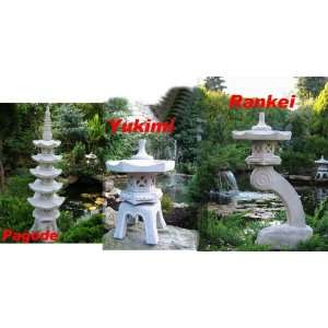 Stück Pagode + Yukimi + Rankei S japanische Steinlaterne Garten 