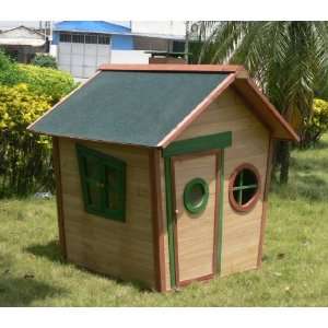 Kinderspielhaus aus Holz  Garten