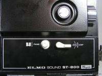 Elmo ST 800 Super 8mm Movie Film & Silent Sound Projector Variable 
