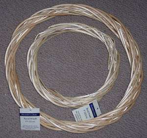 willow wreaths,13 or 9,natural, twisted bare wood,new  