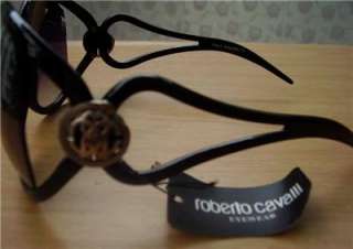 New Roberto Cavalli Big Logo Womens Black Sunglasses  