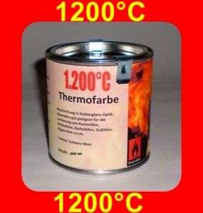 Motorlack Auspufflack Feuerfeste Farbe Ofenlack 1200°C  