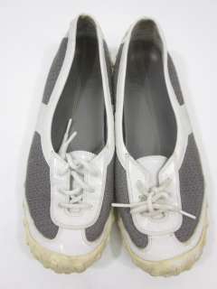 COLE HAAN G SERIES White Gray Sneakers Flats Sz 8 B  
