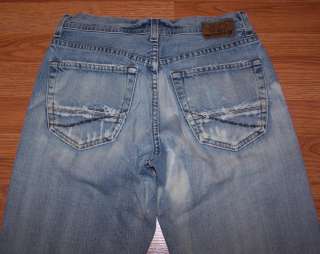 Mens Destroyed Faded BKE Buckle TYLER Jeans 28 Regular  