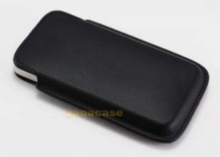   Genuine Leather Pouch Sleeve Case + Ultrathin Screen Protector  