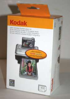 Kodak Easyshare 160 COLOR CARTRIDGE & PHOTO PAPER KIT *NEW*  