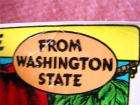 fab vintage 50 s or 60 s travel decal for washington reads apple from 