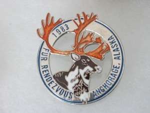 1983 FUR RENDEZVOUS Anchorage Alaska Celebration Pin  