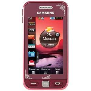 Samsung Star S5230 LaFleur Granat Rot Ohne Simlock Smartphone 