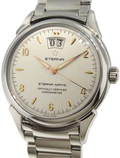 Eterna 1948 Grande Date Eterna Matic Automatic Chronometer 8425.41.10 