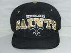 vtg new orleans saints starter snapback hat cap nfl drew