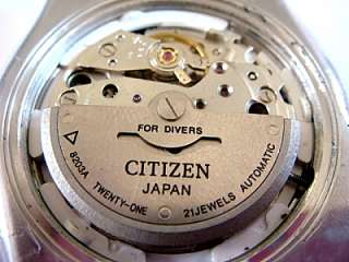 Citizen diver 200 meter 21 jewels 8230A for parts;;;  