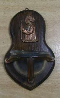 Antique Holy Water Font 1930 #BT10  