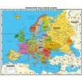 XXL 1,64 Meter   Original handgezeichnete politische Europa Karte mit 