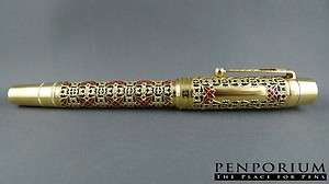 MONTBLANC SEMIRAMIS 888 LIMITED EDITION GOLD FOUNTAIN PEN  
