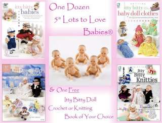   Love Babies® 5 Powder Scented Dolls by Berenguer & Free Pattern Book