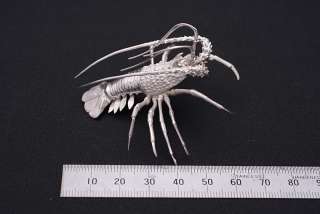 Silver Sterling 925 Charm Miniature Japanese Lobster  