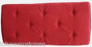 PIANO BENCH CUSHION Pad Tufted Velour Color Size Choice  