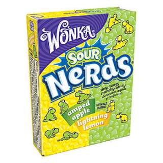 Wonka Sour Nerds Amped Apple & Lightning Lemon 46.7g  
