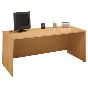  Bush Furniture Series C: Light Oak 71W x 23 3/8D Desk 