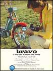 PUBBLICITA PIAGGIO BRAVO ADVERT 1976 MOPED CICLOMOTORE