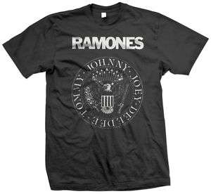 RAMONES Greatest Hits CD Album Black T Shirt all sizes  