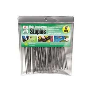  3 PACK MULTI USE GARDEN STAPLES, Size 6 INCH/50 PACK 