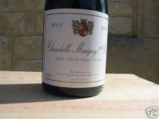   1 Ble Chambolle Musigny 1er Cru, 2001, Ble Lourde 18eme
