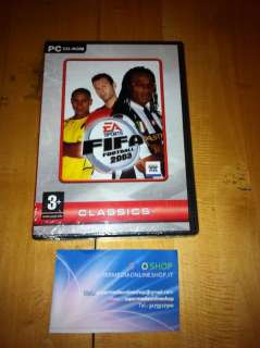 FIFA FOOTBALL 2003 EA SPORT_GAME X PC CD ROM_SIGILLATO AFFARENEW 