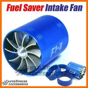   TURBO F1 Z Air Intake Fuel Saver ECO Fan Universal Fit