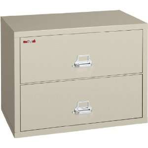  FireKing 2 Drawer 44 inch Lateral Fireproof File Office 